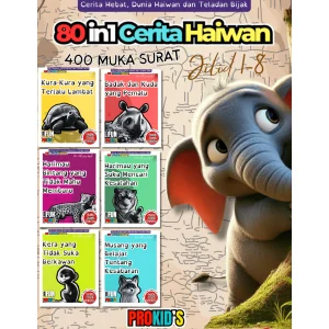 80in1 Cerita Haiwan (Cerita Bergambar Kanak-Kanak)(Cerita Haiwan untuk Kanak-Kanak) Versi Ebook